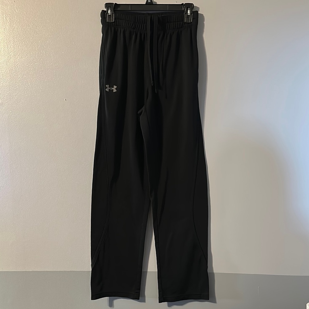 Under Armour Jet Black Track Pants Size S/P